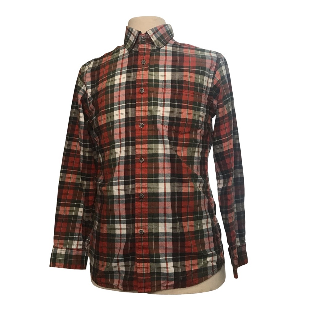 Eddie Bauer Button Up Shirt Men’s Size S Multicolor Long Sleeve’s Collared Neck